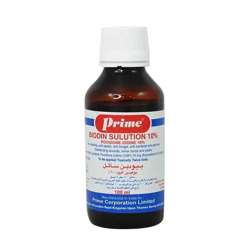 Prime Biodin 10% Solution 100 ml