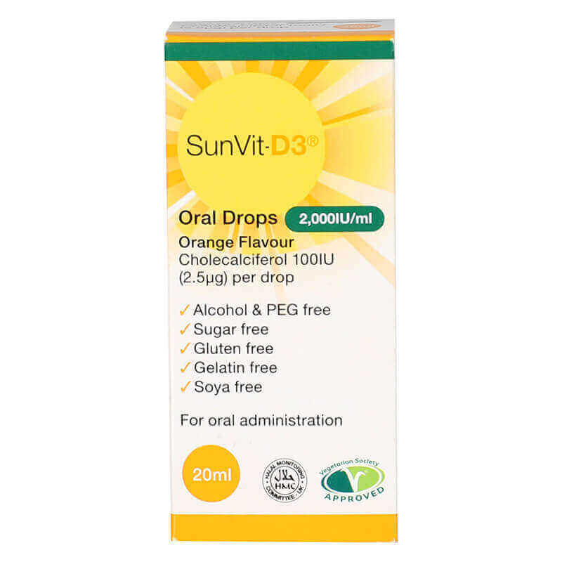SunVit-D3 2000 IU/ml Drops 20 ml