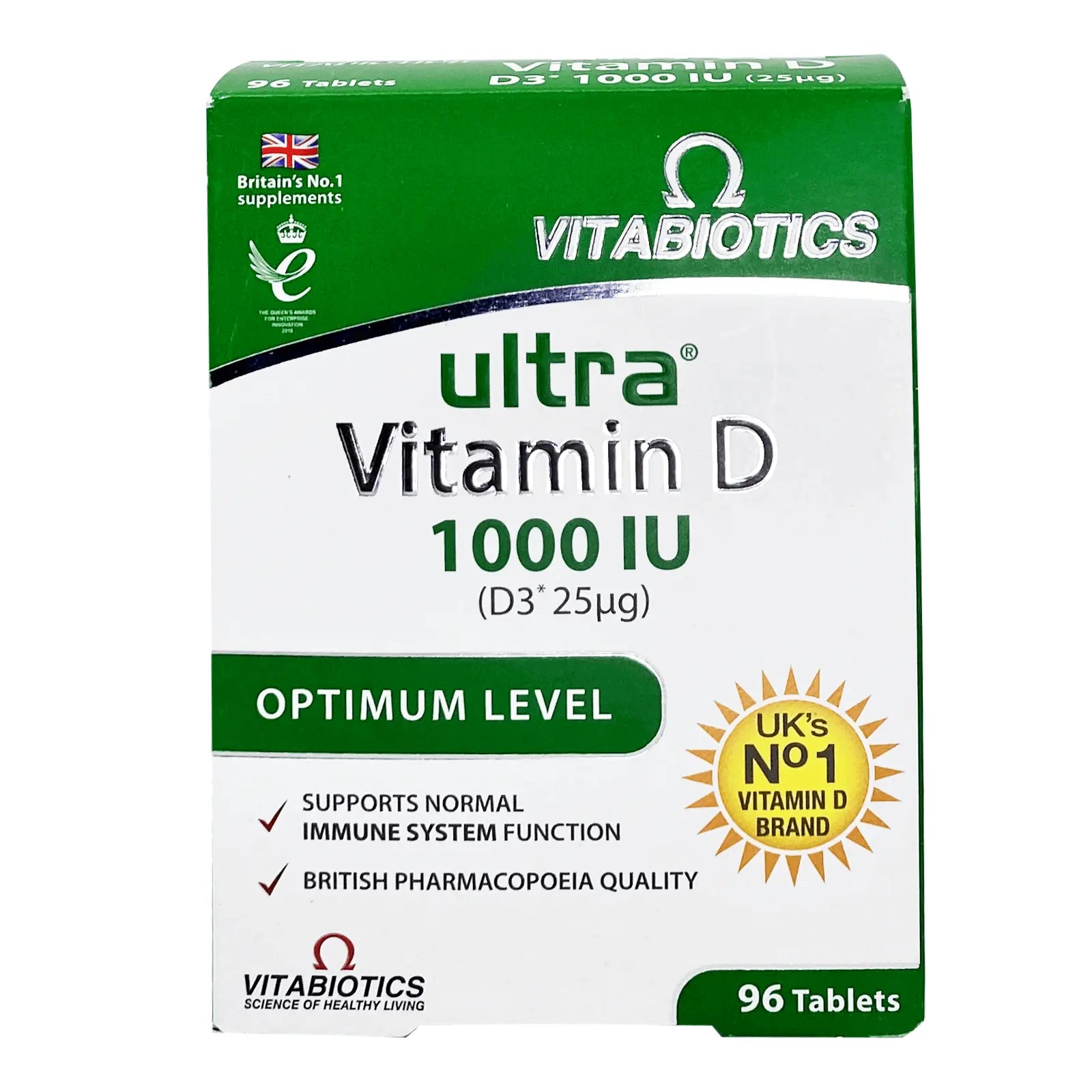 Ultra D3 Vitamin D3 1000 IU Tabs 96'S  for overall health
