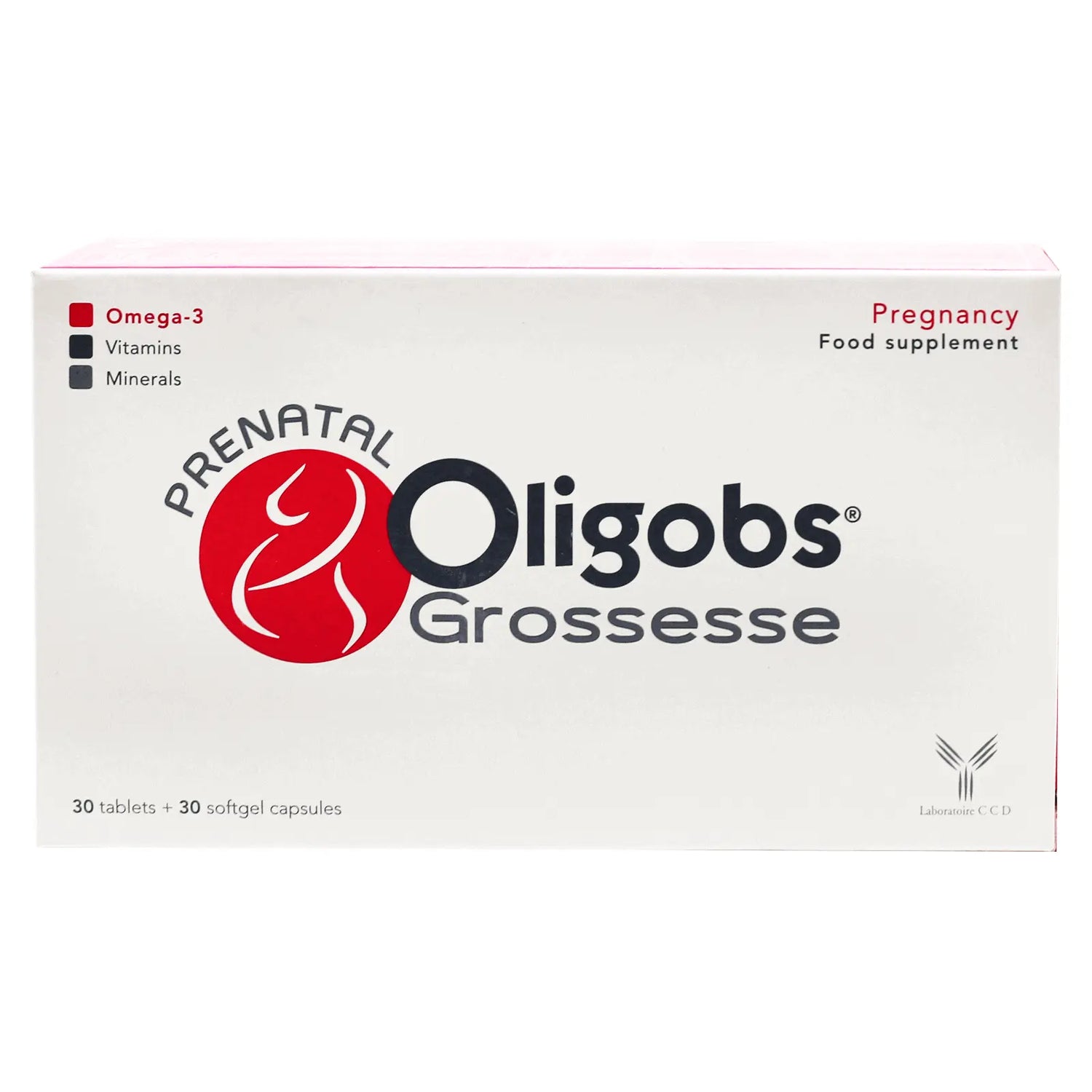 Oligobs Grossesse Pregnancy Omega3 30 Softgel + 30 Tabs vitamins & minerals
