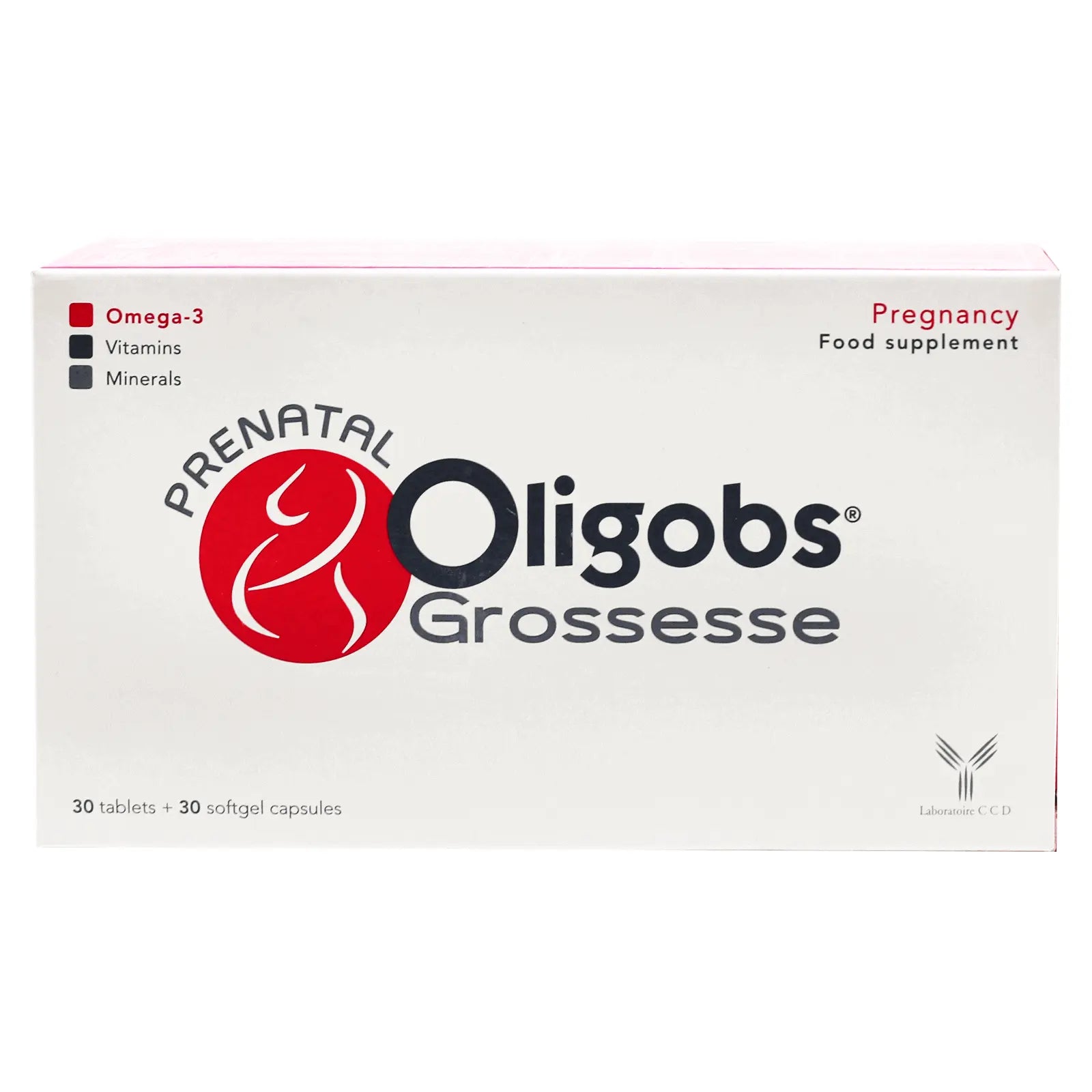 Oligobs Grossesse Pregnancy Omega3 30 Softgel + 30 Tabs vitamins & minerals