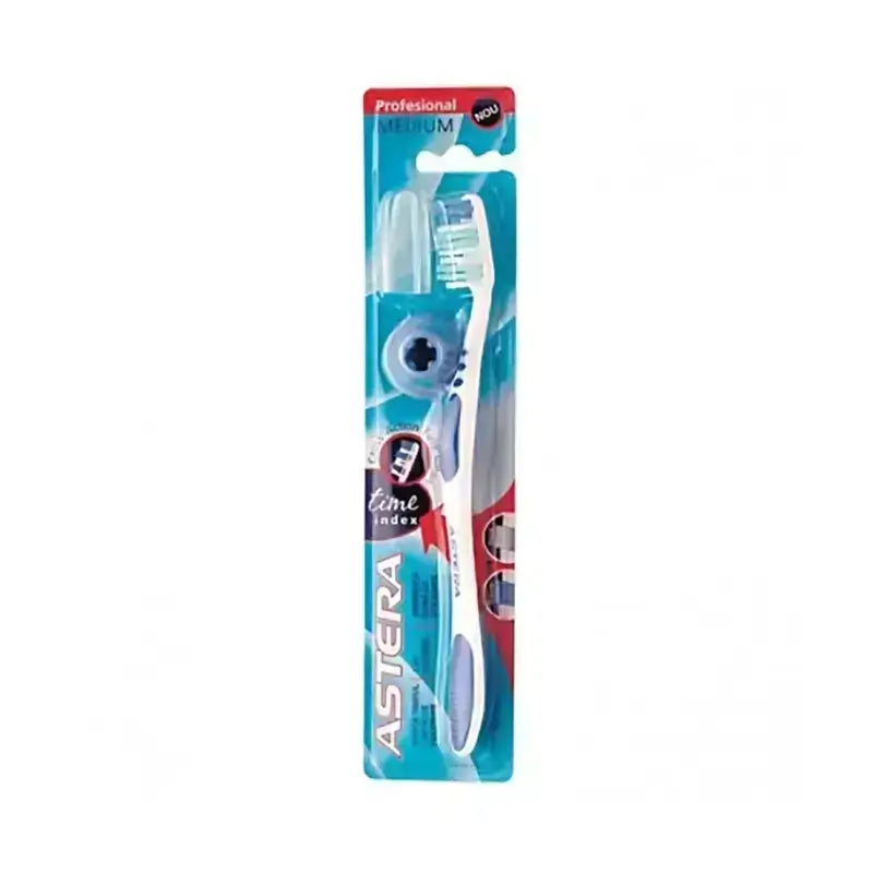 فرشاة أسنان أستيرا بروفيشنال تايم إندكس متوسطة 1 قطعة