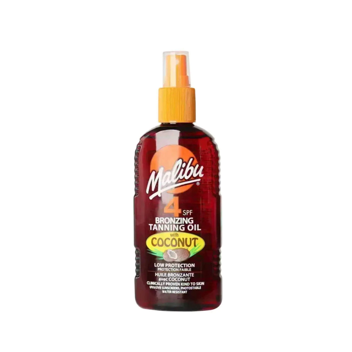 Malibu Bronzing Tanning Oil SPF 15 with Coconut 200 ml EM857