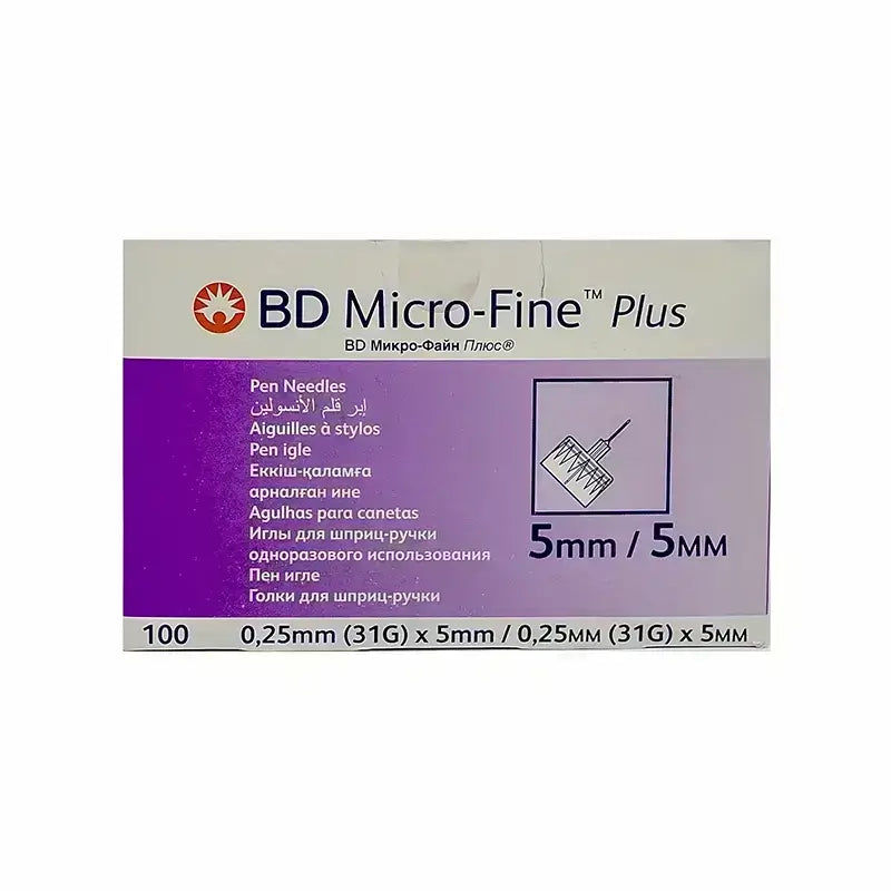 إبر قلم BD Micro-Fine Plus الدقيقة 31Gx5mm 100 قطعة