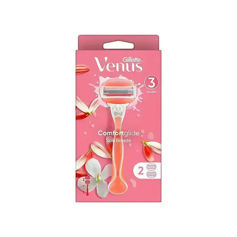 Gillette Venus Comfortglide Spa Breeze 1 Razor + 2 Cartridges