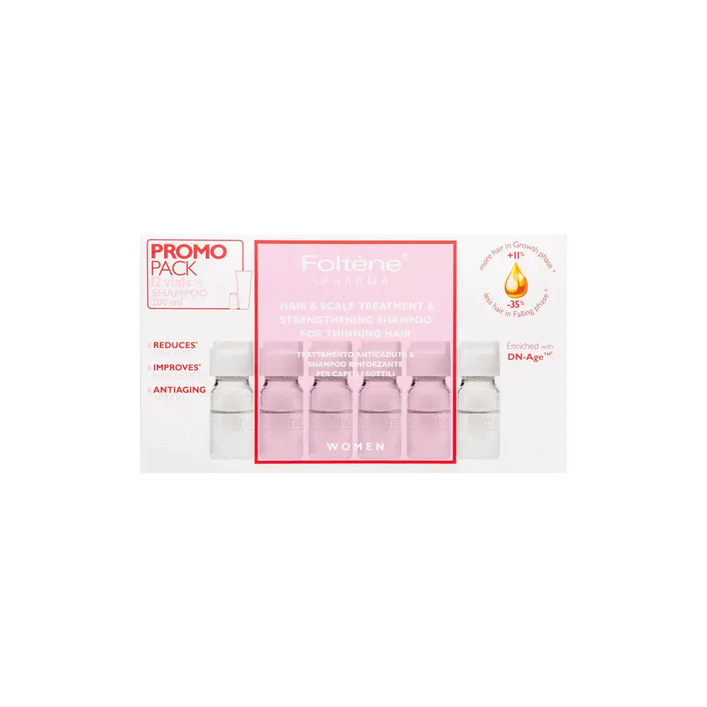Foltene Hair & Scalp Treatment For Women Value Pack 24 Vials 45657