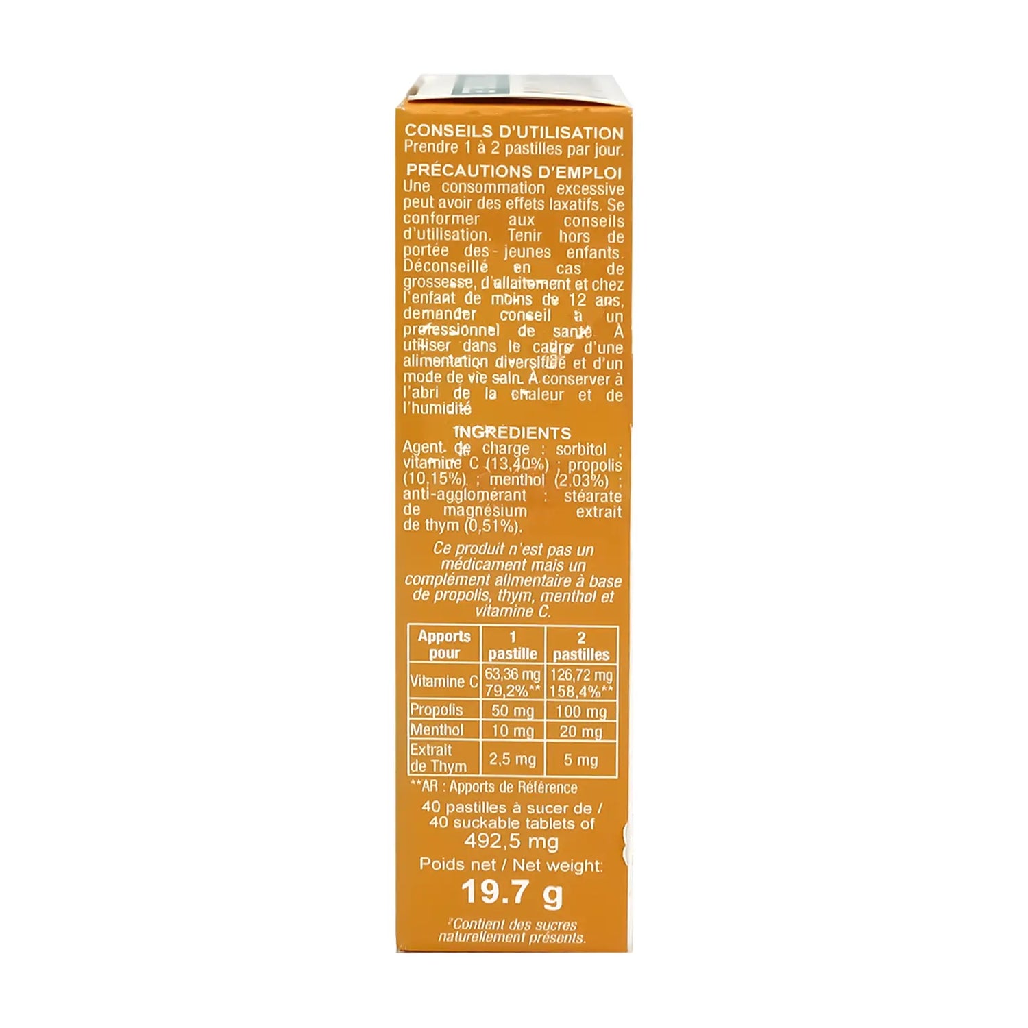 3 Chenes Propolis Lozenges 40'S