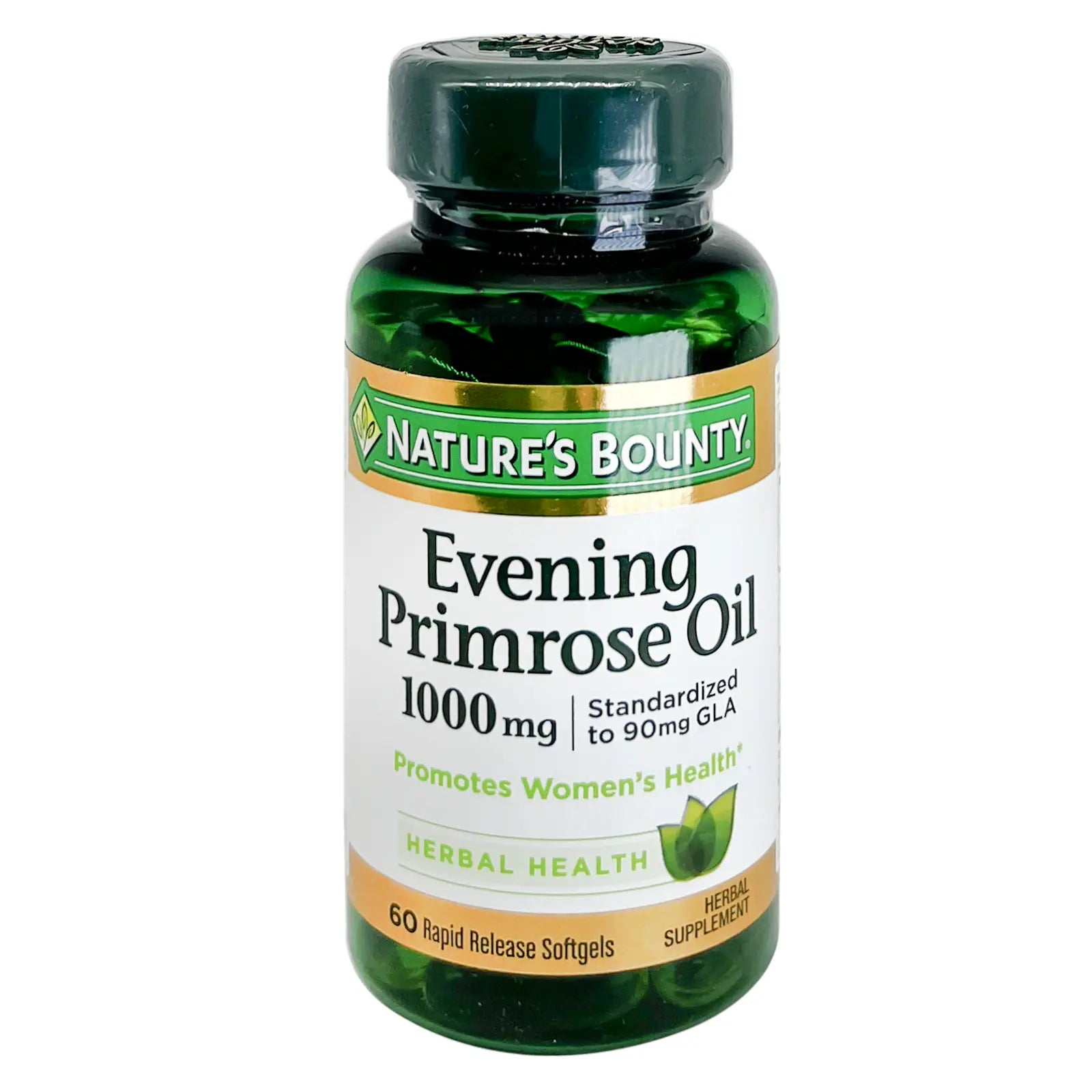Natures Bounty Evening Primrose Oil 1000 mg Softgels 60'S Promotes women's health 