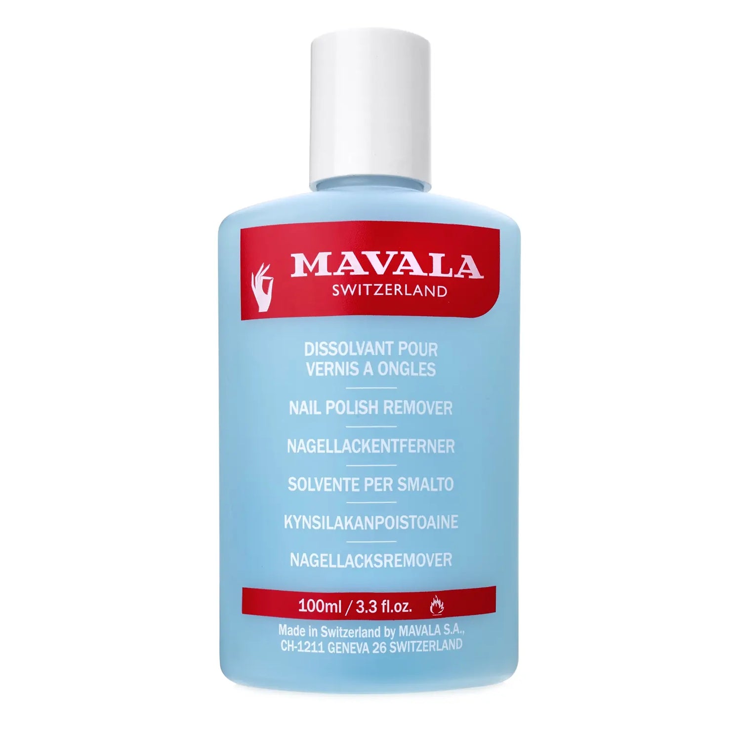 Mavala Nail Polish Remover Blue 100 mL