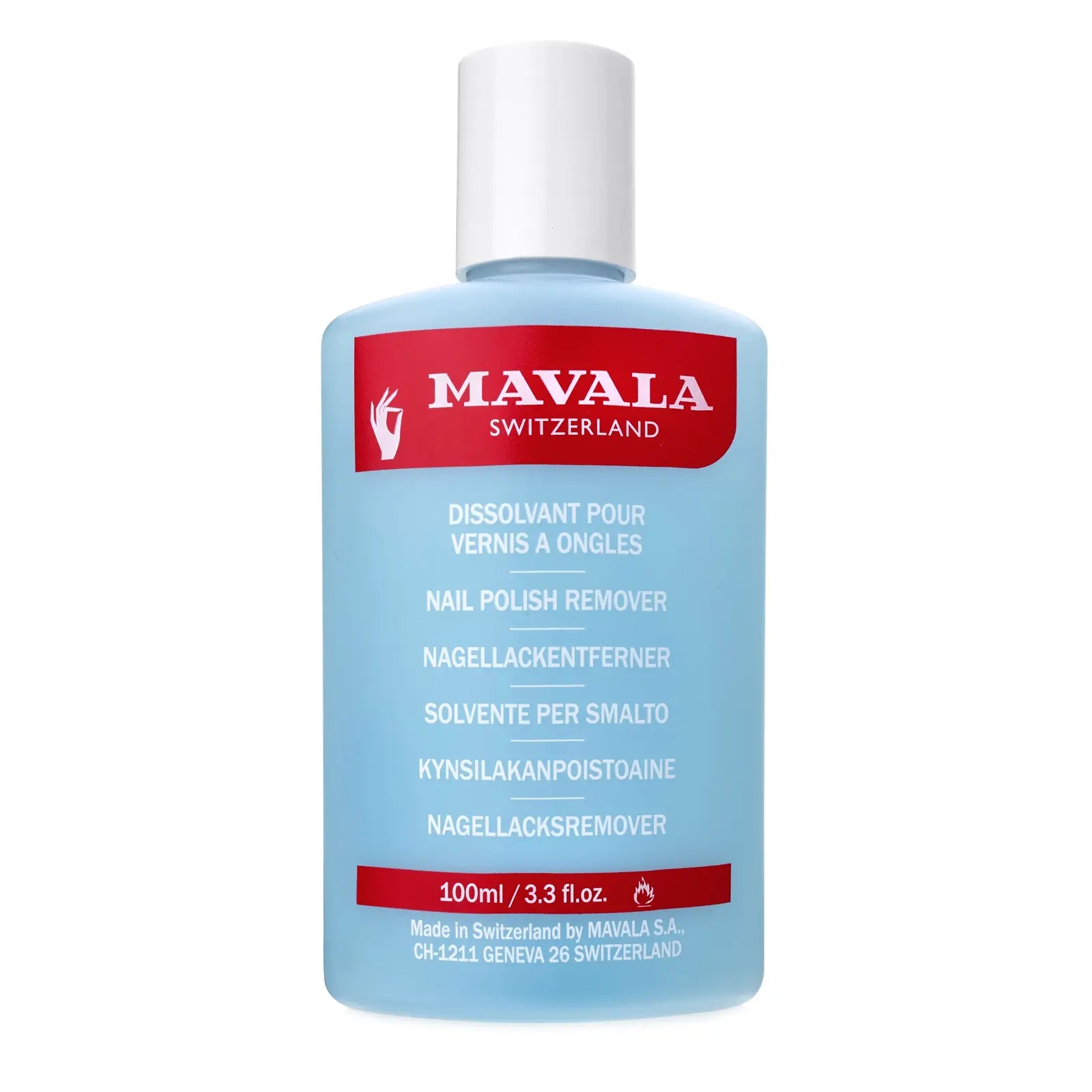 Mavala Nail Polish Remover Blue 100 mL