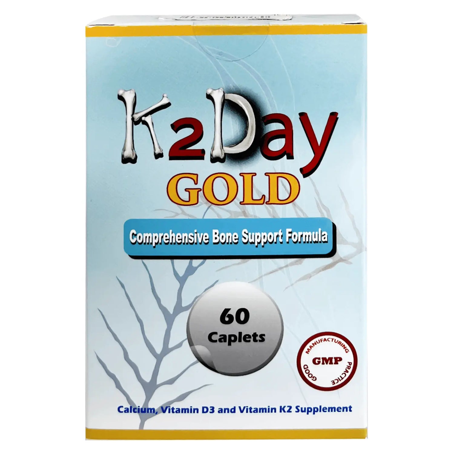 K2Day Gold Caplets 60'S For health heart and bones 