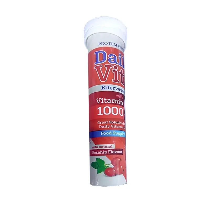 Daily Vit+ Effervescent Vit C 1000 MG + Rosehip 20 PCS