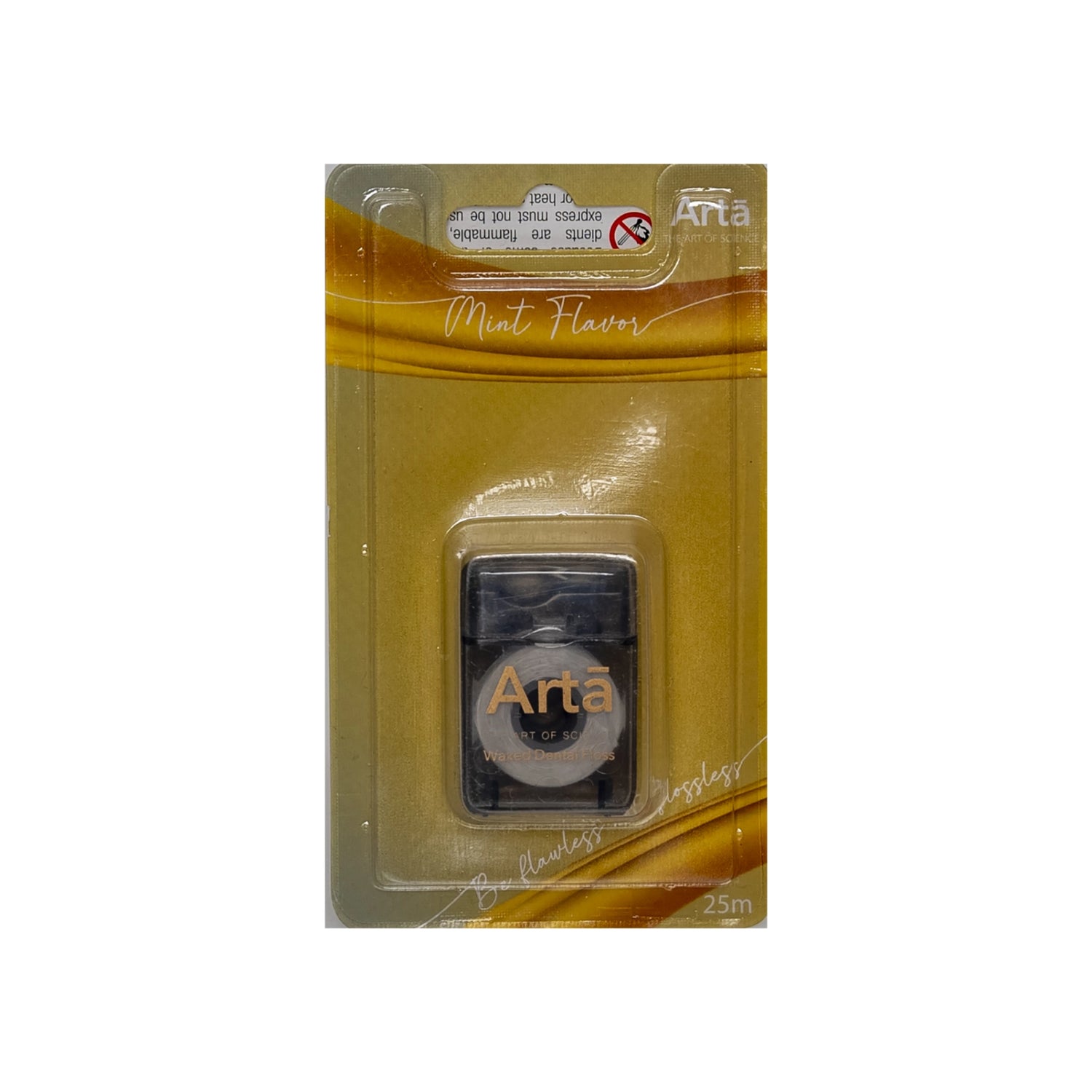 خيط تنظيف الأسنان أرتا المشمع بنكهة النعناع 25 م