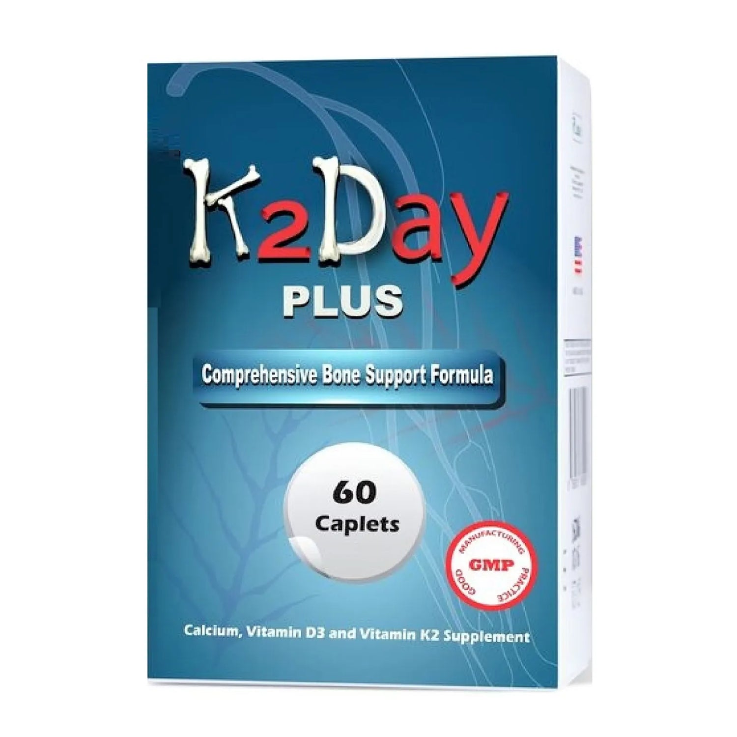 K2DAY Plus Caplets 60'S For health heart and bones