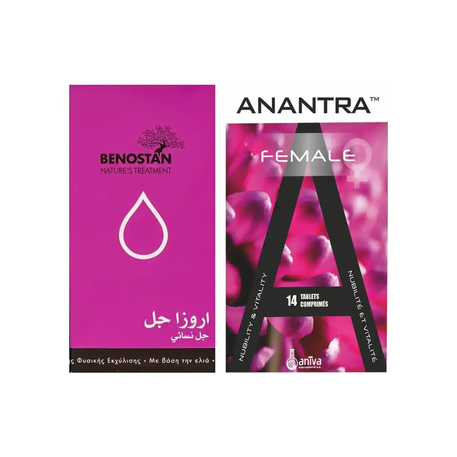 package Anantra Female + Benostan Arousa 10 Sachets