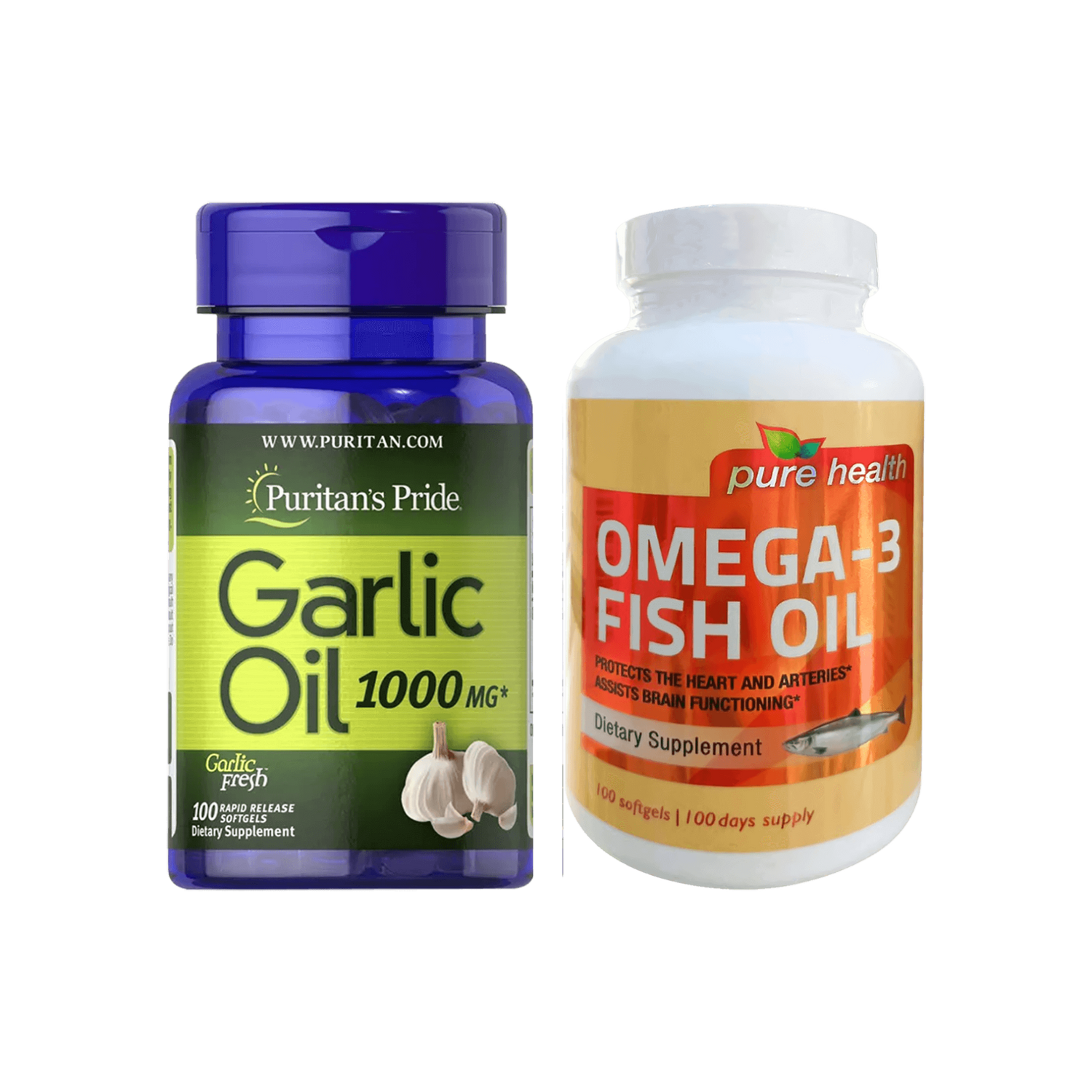 package P.Pride Garlic Oil + Pure H Omega 3