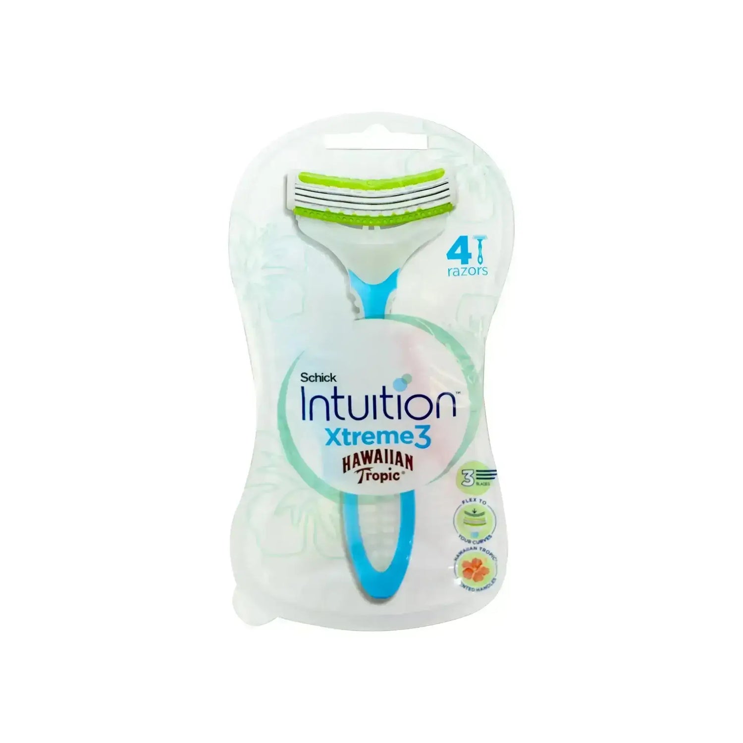Schick Intuition Xtreme3 Hawaiian 4pcs
