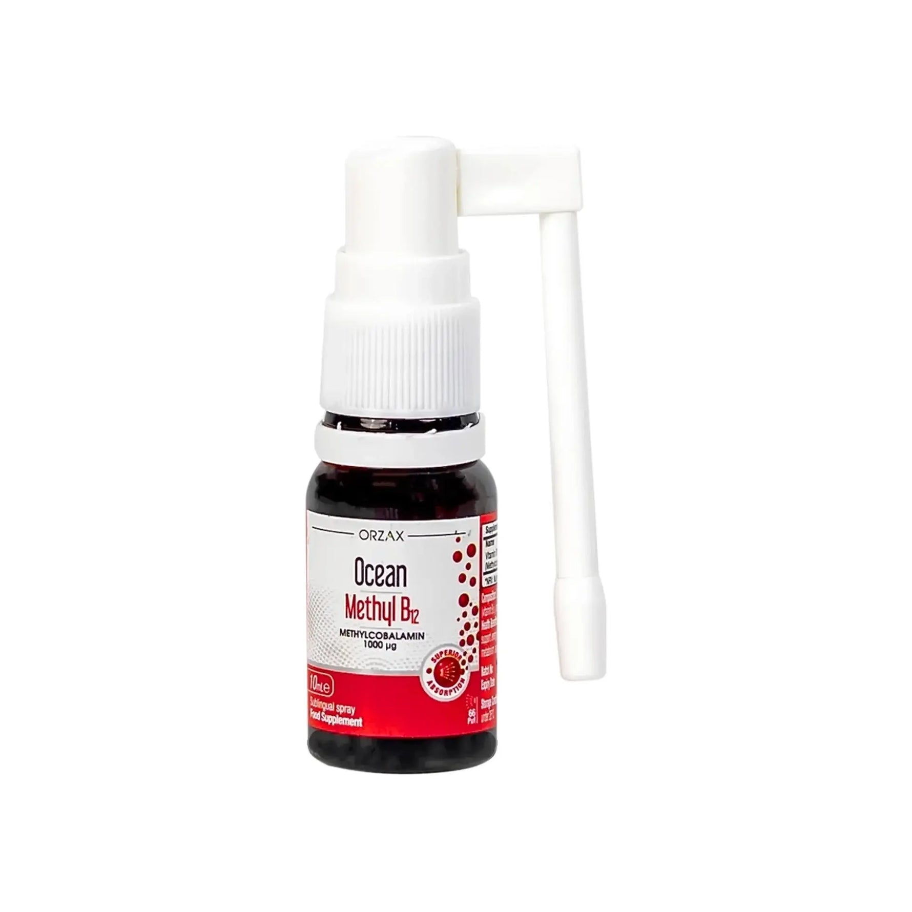 Orzax Ocean Methyl B12 Spray 1000Mcg 10ml