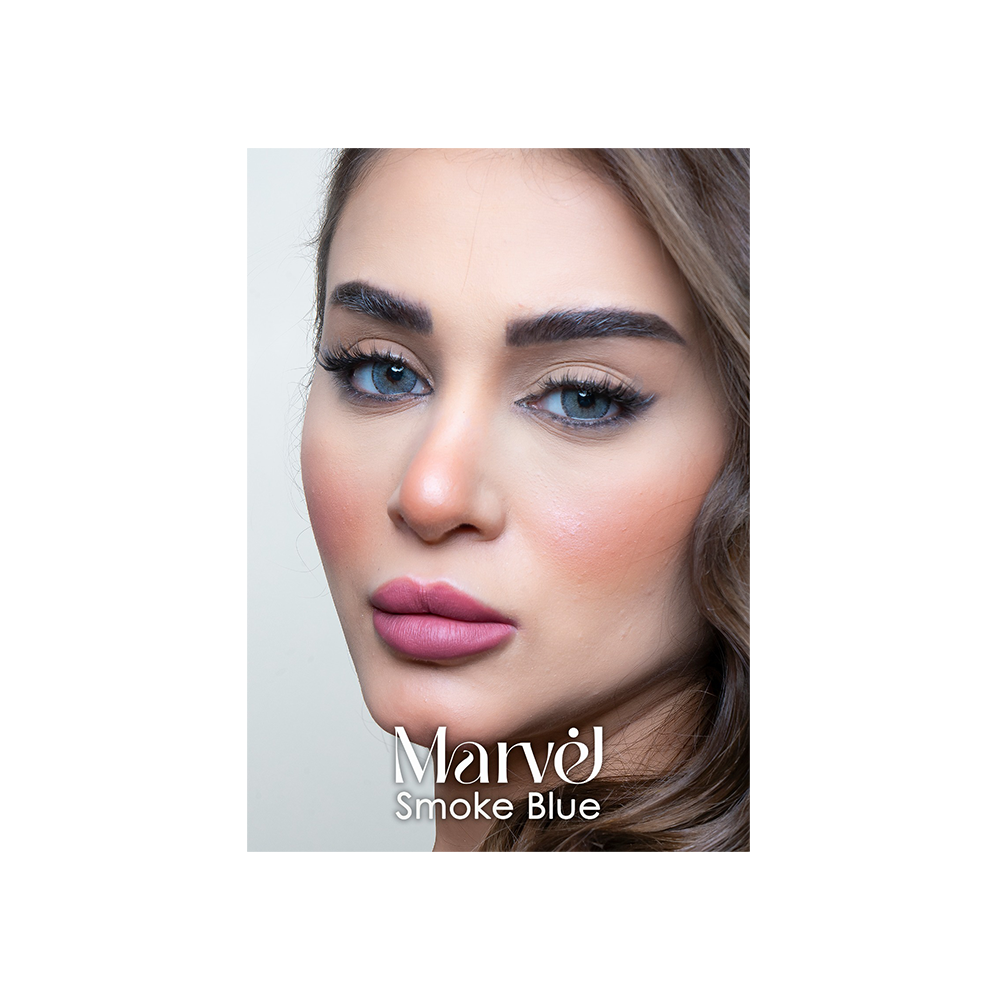 Marvel Soft Contact Lenses Smoke Blue