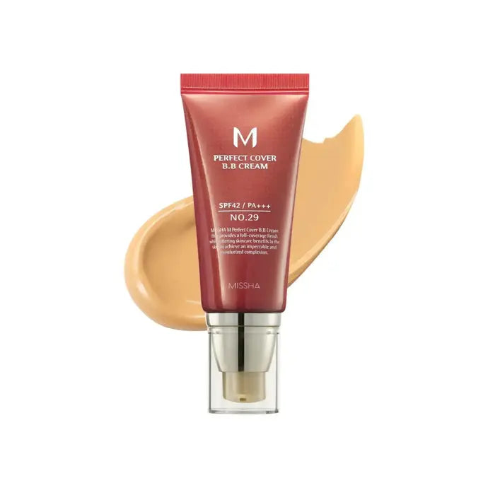MISSHA M PERFECT COVER BB CREAM SPF42(50ML)_[NO.29] Caramel beige