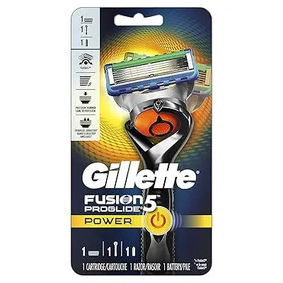 Gillette Fusion 5 Proglide Power Razor with 2 Cartridges