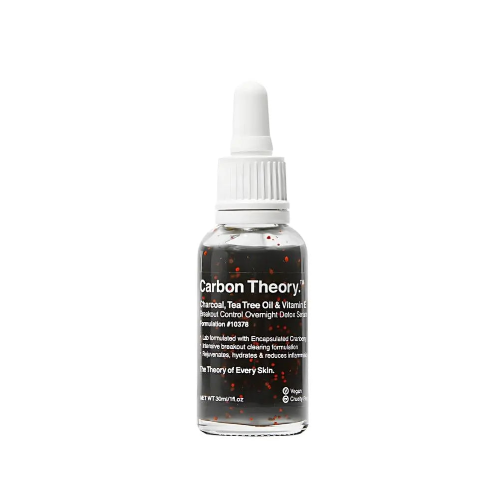 Carbon Theory Charcoal, Tea Tree Oil & Vitamin E Overnight Detox Serum