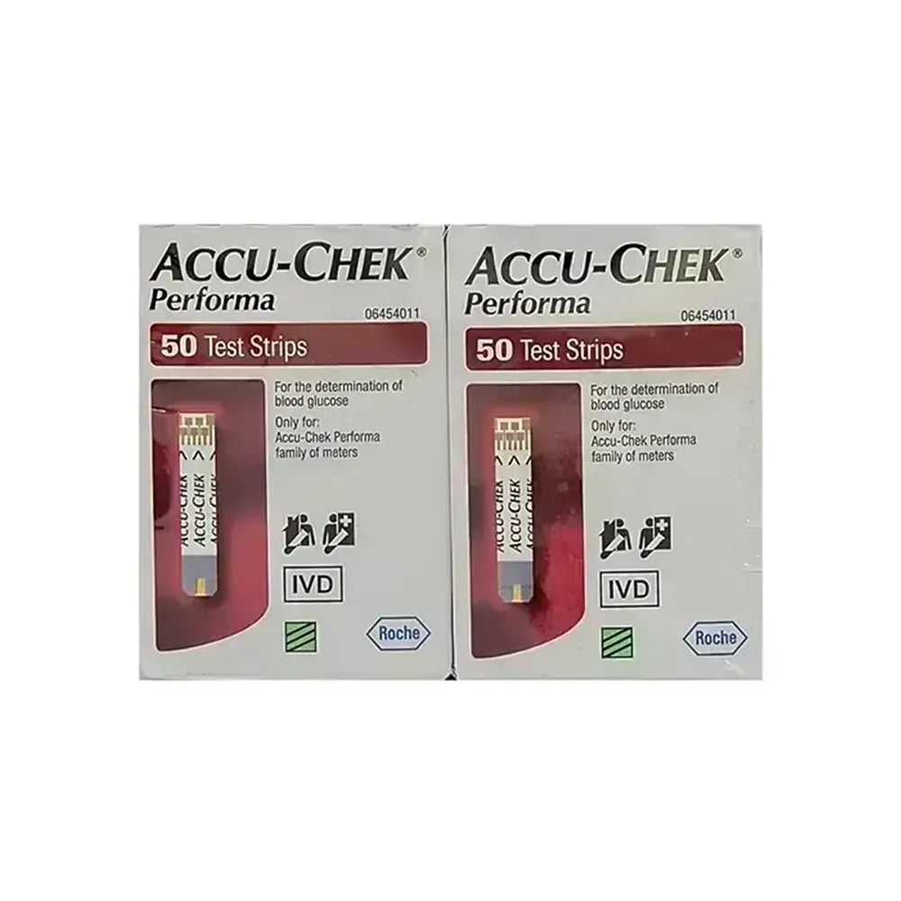 Accu Chek Performa Strips 50 Offer Pack of 2
