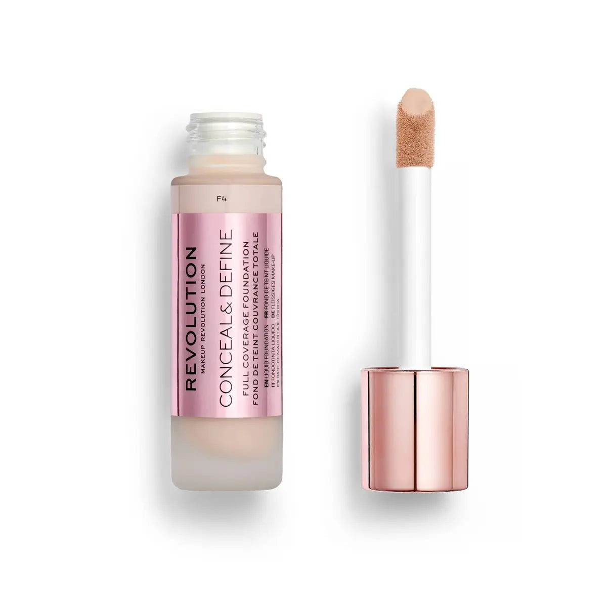 Revolution Conceal & Define Foundation F4