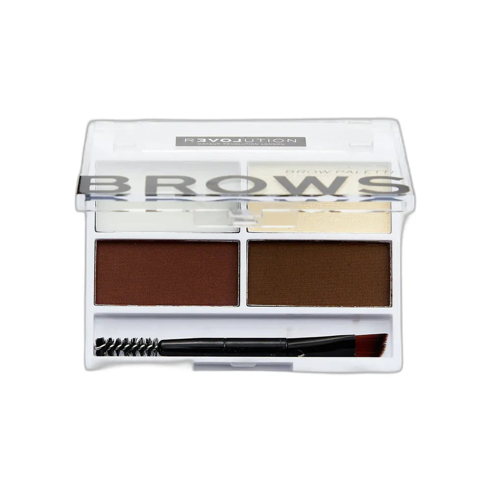Revolution Relove Colour Cult Brow Palette Dark