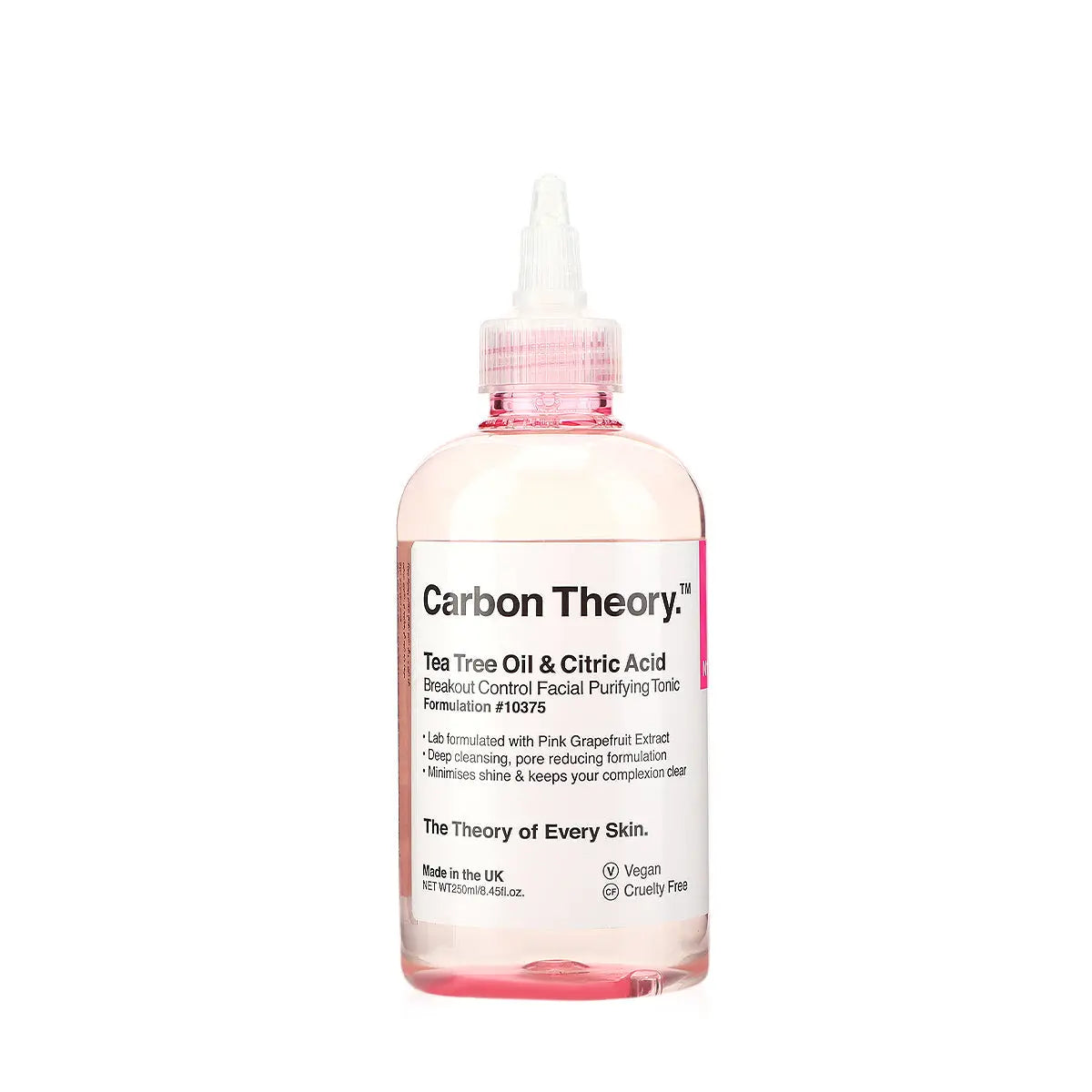 Carbon Theory Tea Tree Oil & Citric Acid Breakout Control Facial Purifying Tonic