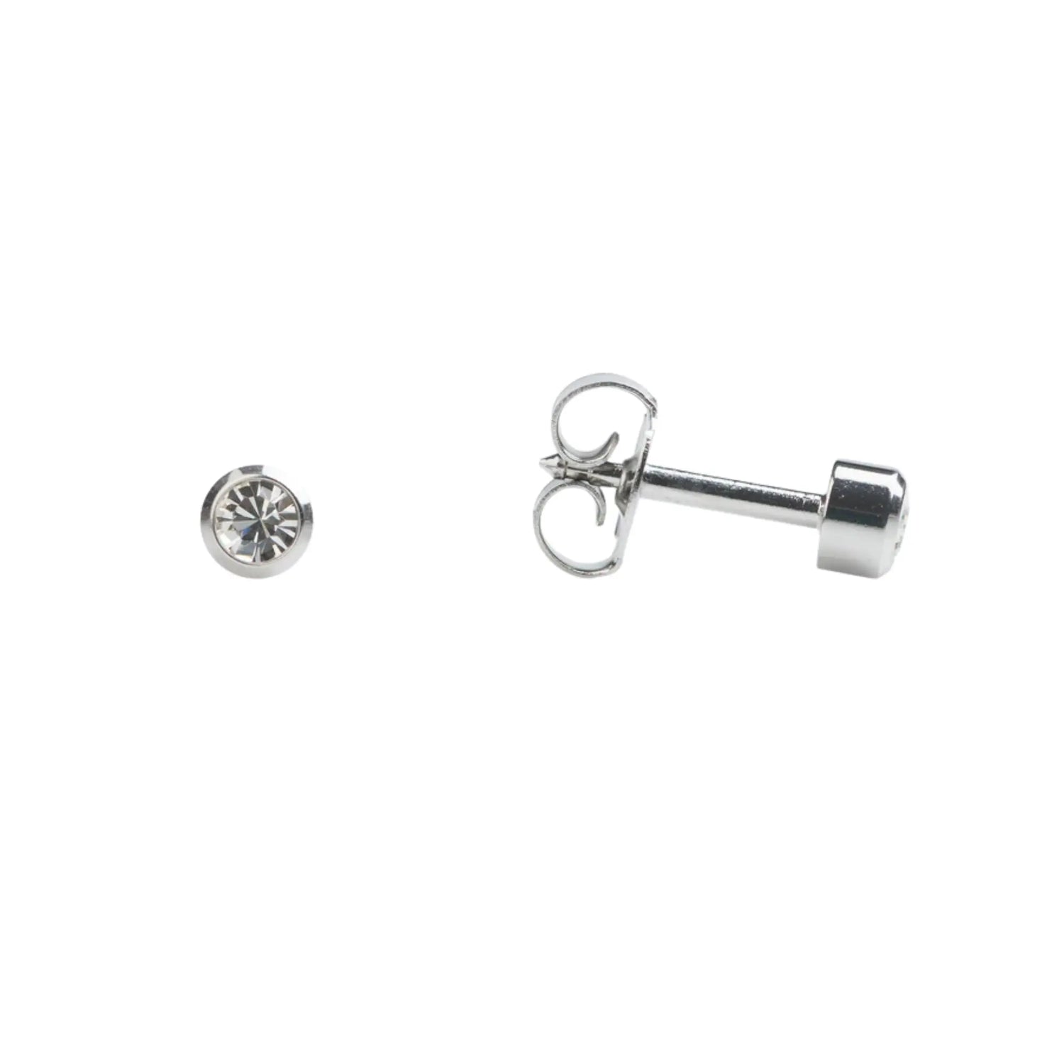 Studex Regular Bezel April Crystal S/S PR-R204W-STX