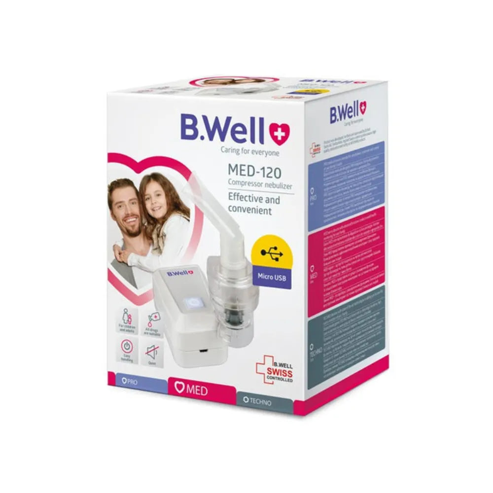 B.Well Compact Electric Nebulizer – USB Powered