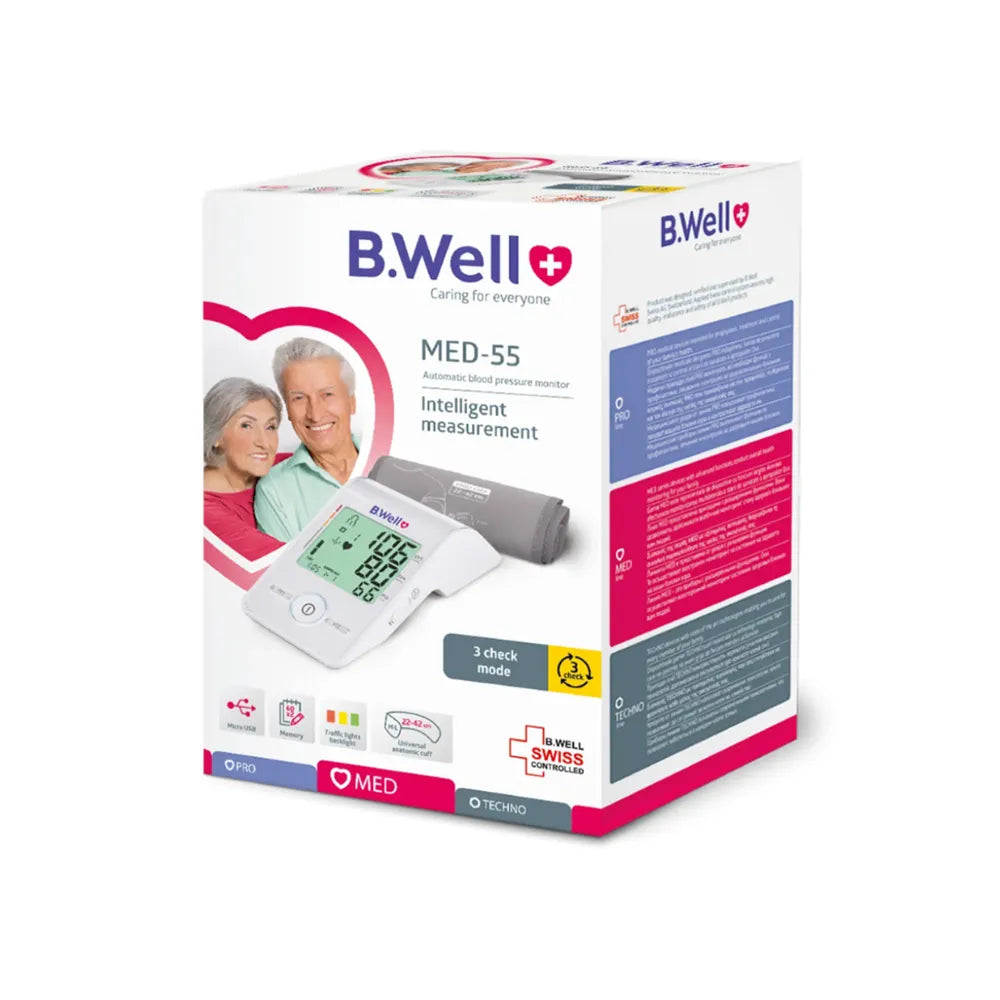B.Well Electronic Blood Pressure Monitor – Model MED-55