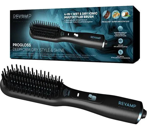 Revamp - Progloss Deepform Straight & Style Dry Brush - Straightener