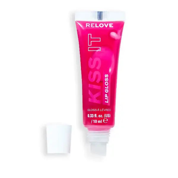 Revolution Relove Kiss It Lip Gloss Raspberry Pink