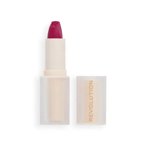 Revolution Lip Allure Soft Satin Lipstick Material Girl Wine