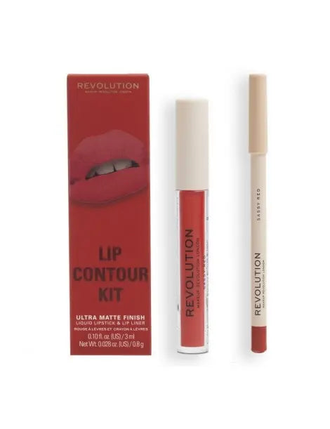 Revolution Lip Contour Kit Sassy Red
