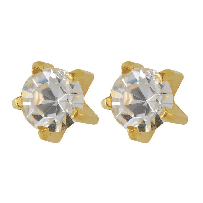 Studex Large Tiffany April Crystal G/P PR-L104Y-STX