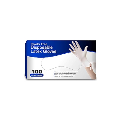 Latex Gloves Large 100