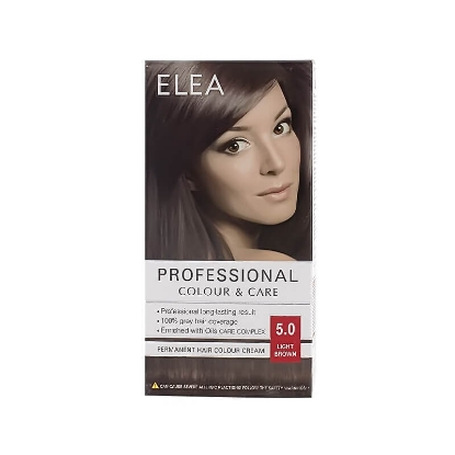 Elea Hair Color Cream 5/0 Light Brown 123 ml