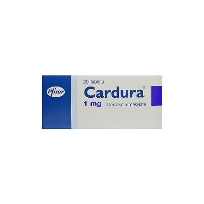 Cardura 1 MG 20 Tablets