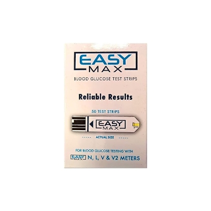 Easymax Blood Glucose Test Strip 50's