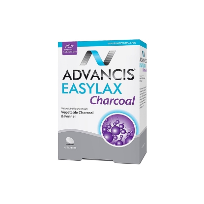 Advancis Easylax Charcoal Tabs 45'S