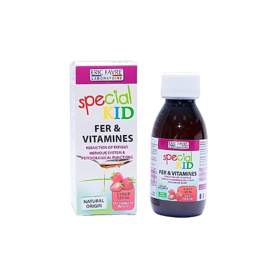 Special Kid Iron & Multivitamins Syrup Strawberry Flavour 125ml 