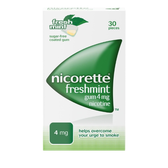Nicorette Gum Freshmint 4 mg 30'S