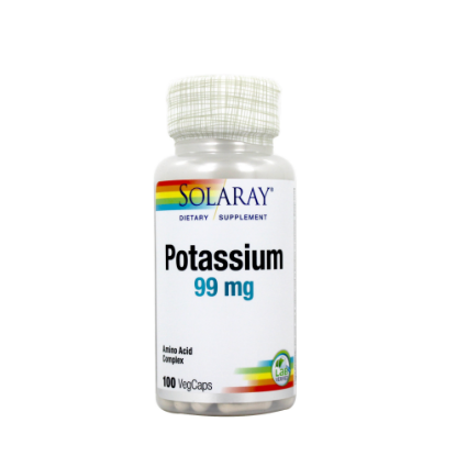 Solaray Potassium 99mg Caps 100's