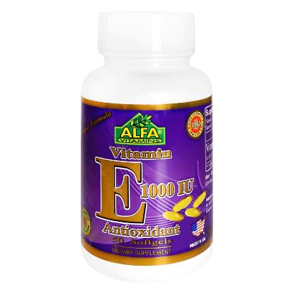 Alfa Vitamins Vit-E 1000IU 50 Caps