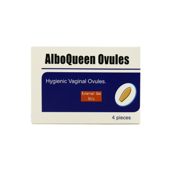Albo Queen Vaginal Ovules 4'S for vaginal inflammations 