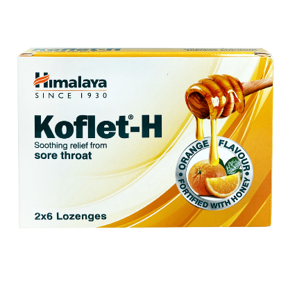 Himalaya Koflet-H Orange Flavour 12 Lozenges 75665
