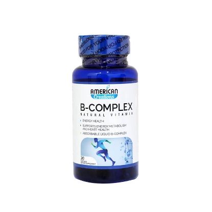 American Creations B Complex Soft Gels 30'S 1810 for nerve health 